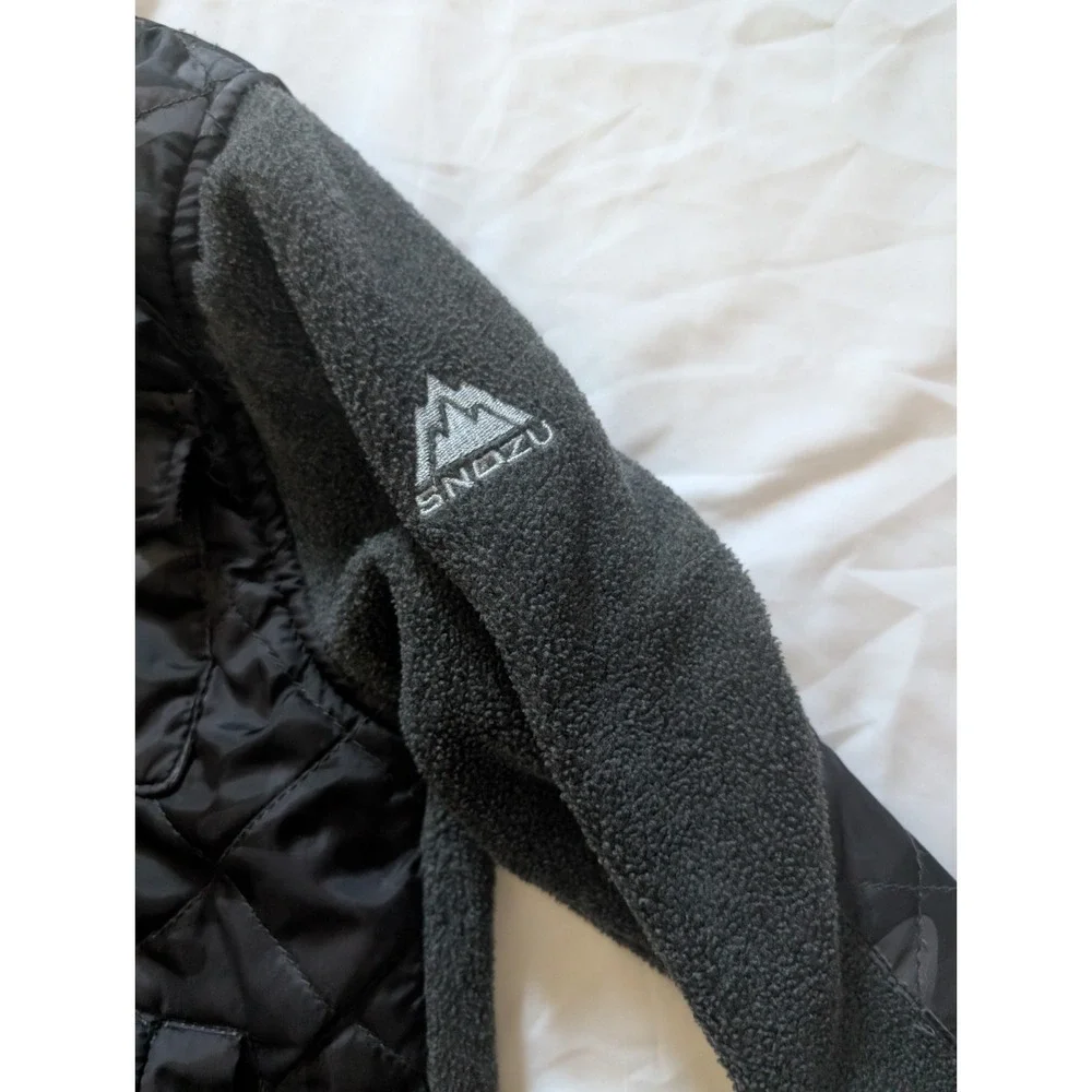 Snozu Youth Small Gray/Camp Full Zip Fleece‎ Jacket
